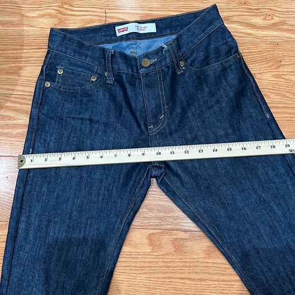 LEVI's Dark Wash 511 Slim Fit blue jeans - size 27 x 27 - Picture 2 of 7